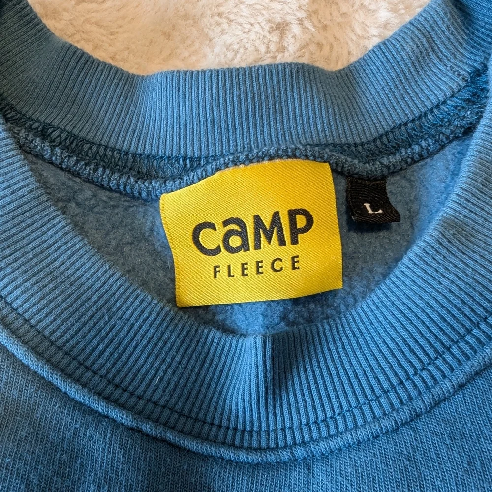 Blue Women's Crew Neck Sweater - Picture 4 of 6